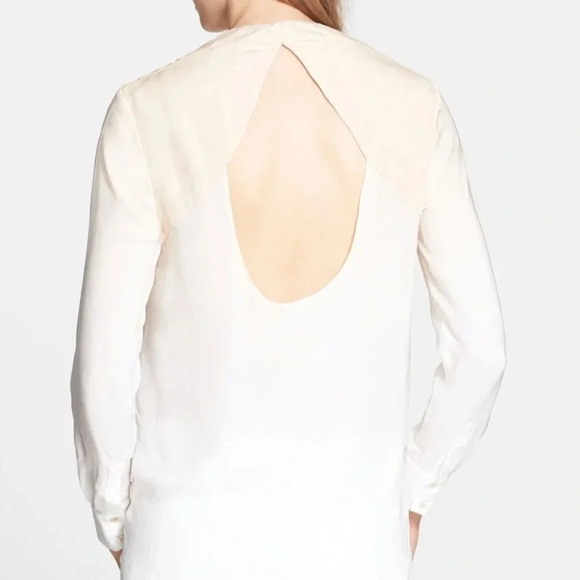 Haute Hippie Tops - HAUTE HIPPIE NEW Ombré Draped Open Back Blouse Top